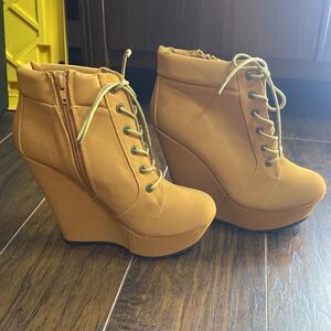 Women Bootie Wedges